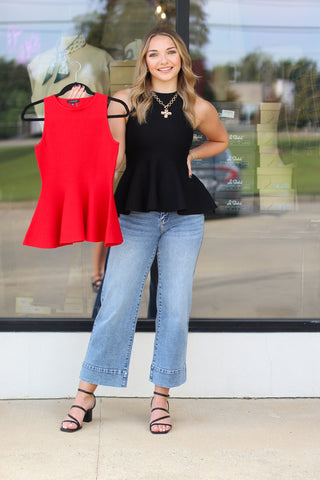 In My Element Peplum Top