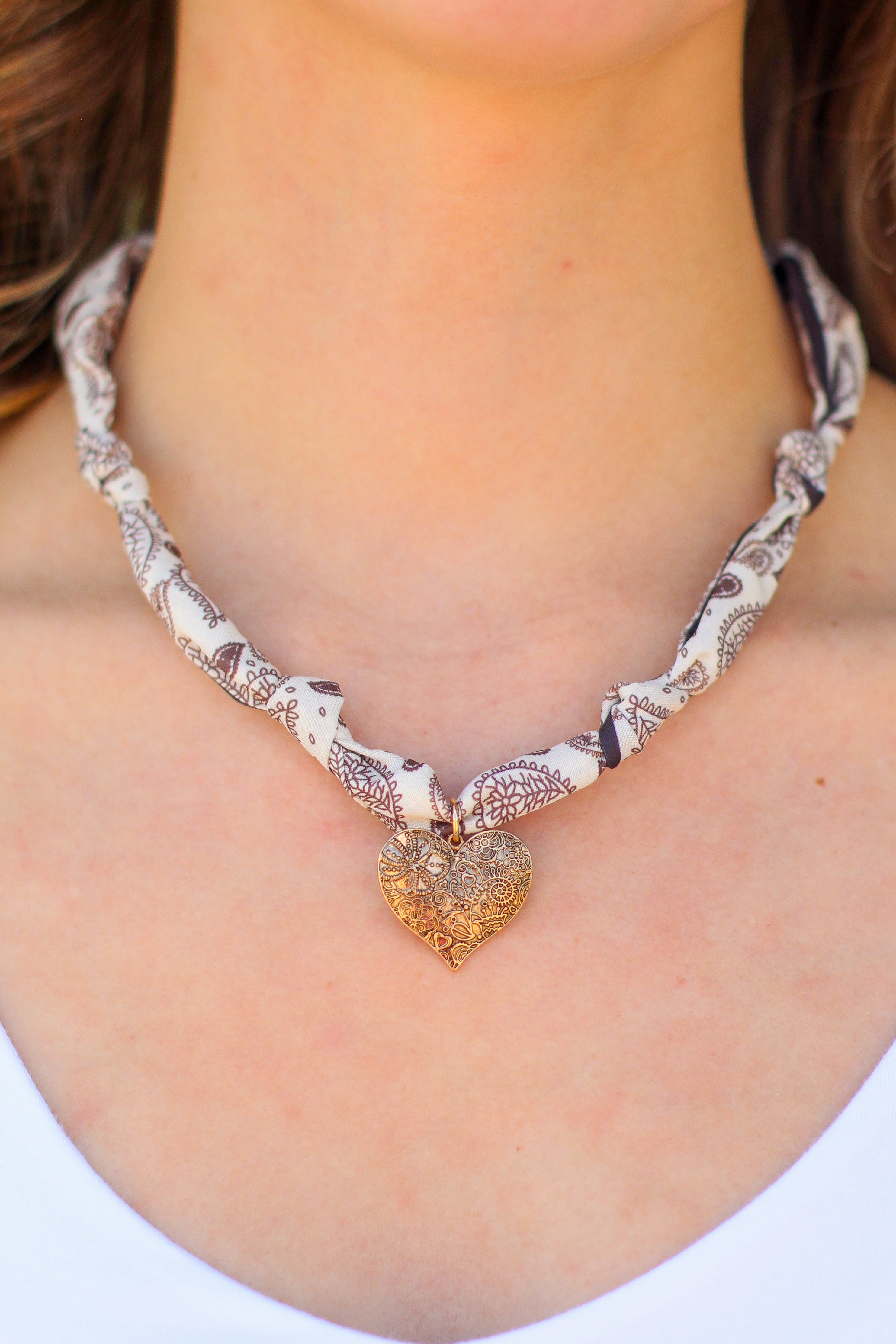 Handmade Scarf Necklace