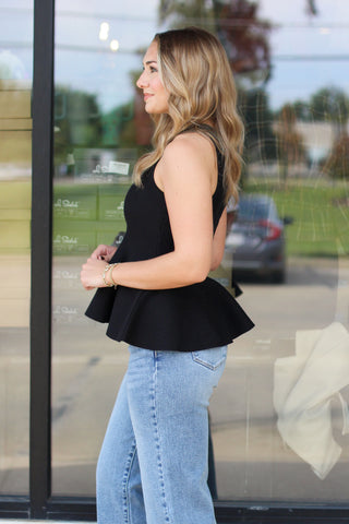 In My Element Peplum Top