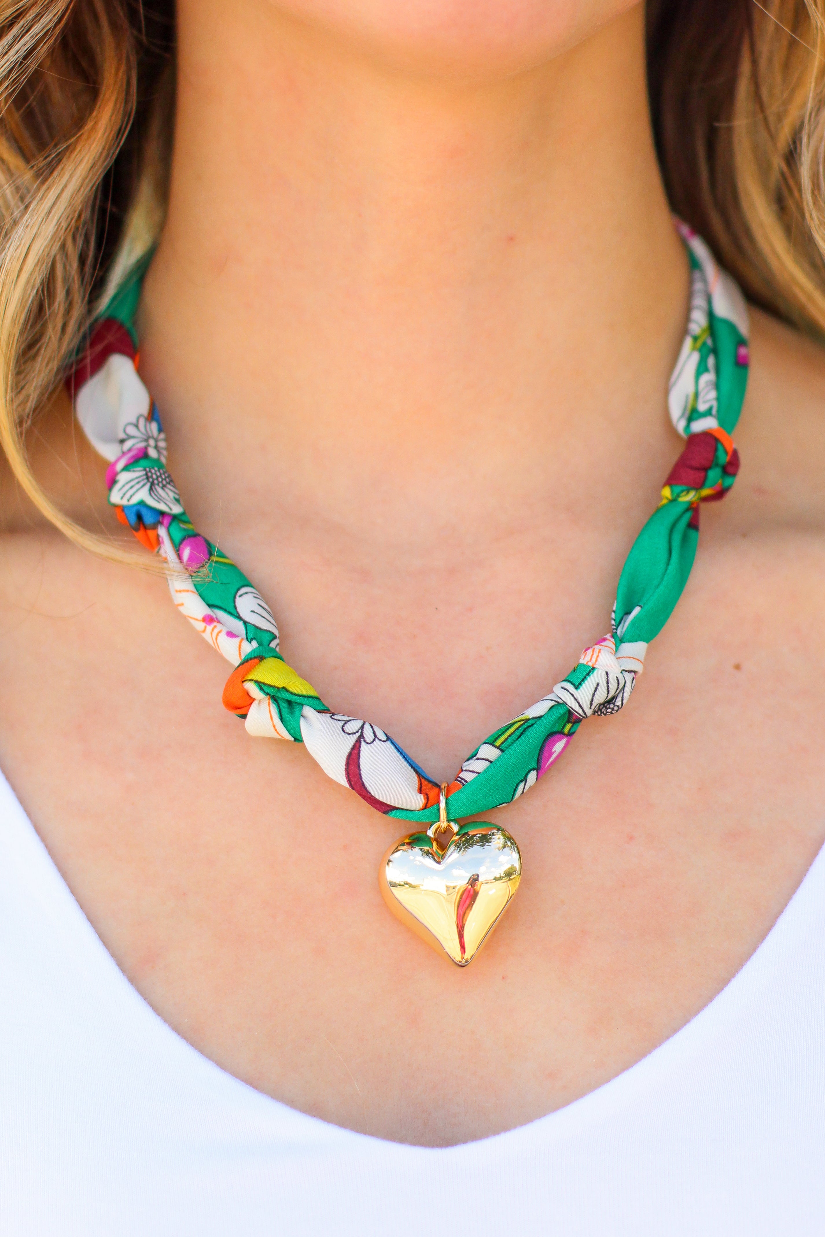 Handmade Scarf Necklace