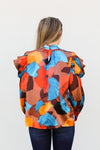 That's Unique Top-Brown/Orange