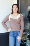 Bow Trim Sweater