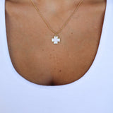 Dainty Diana Cross Necklace
