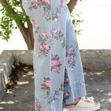 Fun in Florals Wide Leg Jeans