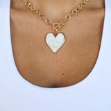 Haley Heart Toggle Necklace