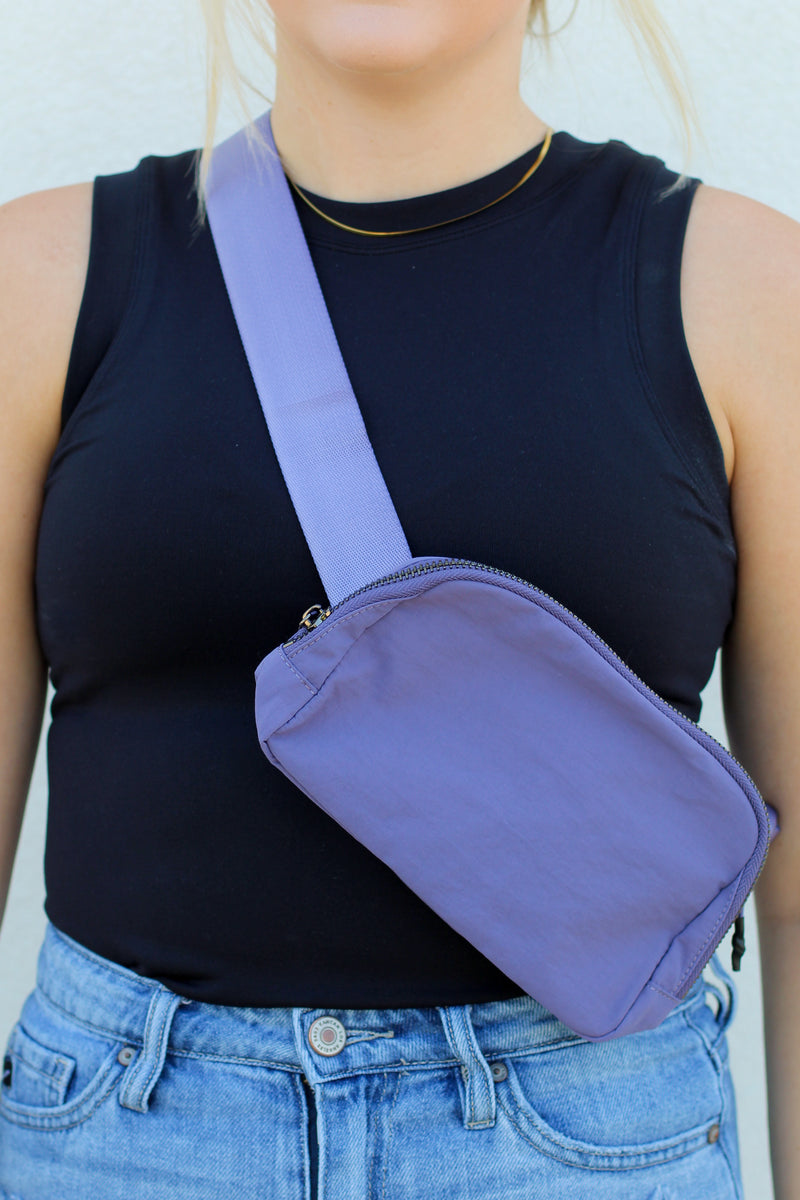 Favorite Cross Over Bag-Dusty Purple