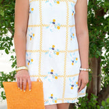 Out of the Box Embroidered Dress