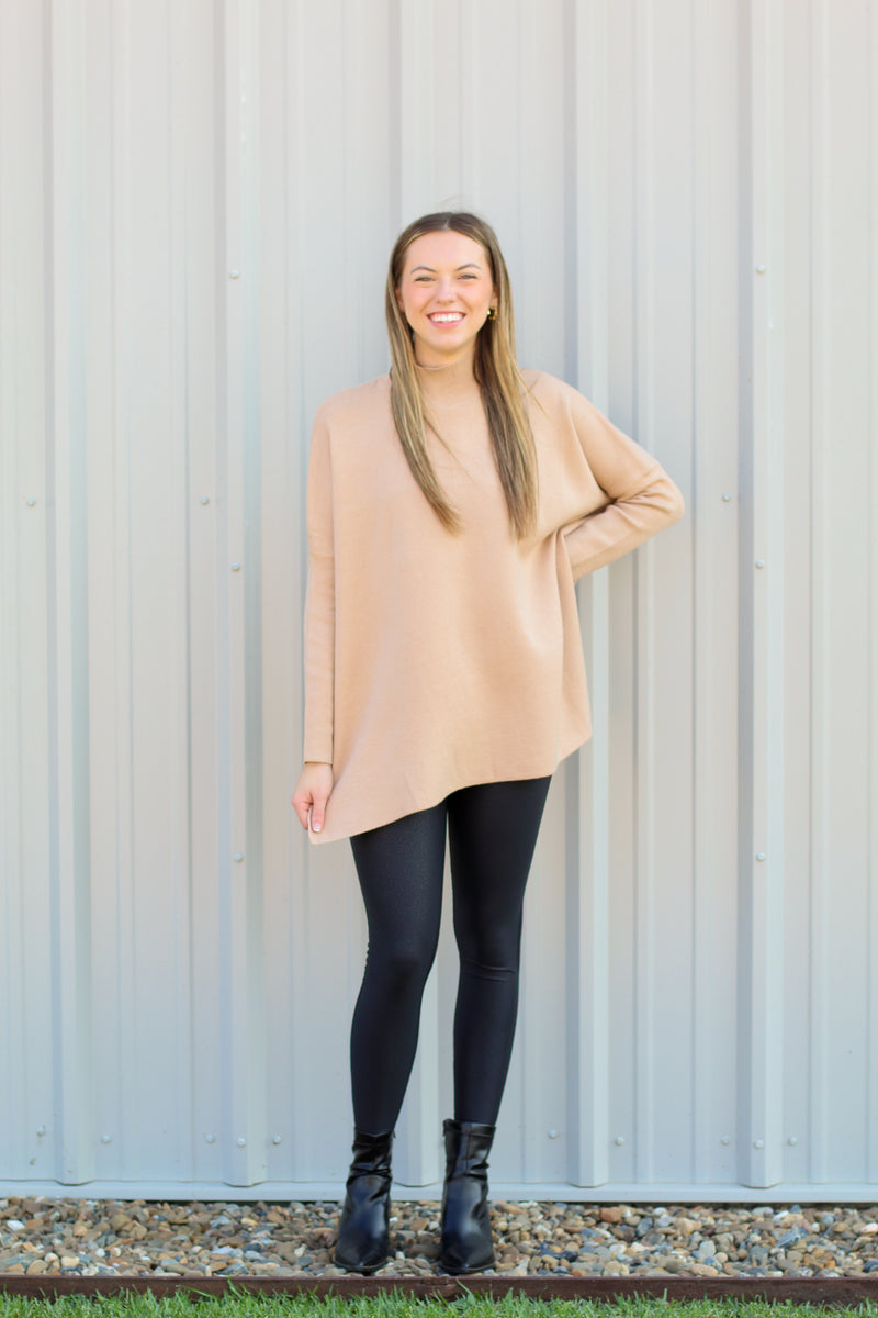 Colder Weather Sweater-Tan