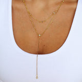 Lori Layered Rhinestone Necklace