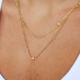 Lori Layered Rhinestone Necklace
