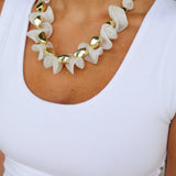 Gina Geometric Beaded Necklace