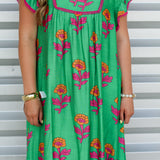 Throwback Flowers Midi Dress