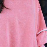 Cozy Contrast Trim Sweatshirt