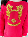 Tinsel Reindeer Sweatshirt