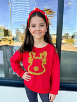 Tinsel Reindeer Sweatshirt