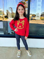 Tinsel Reindeer Sweatshirt