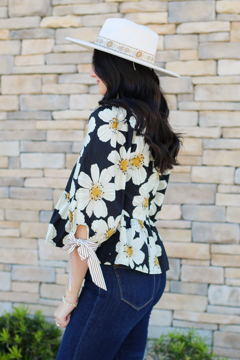 Bows & Florals Top