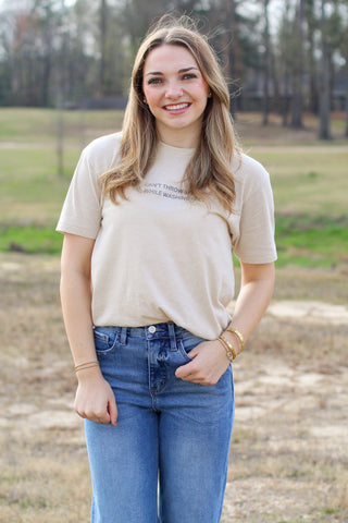 Can't Throw Stones While Washing Feet Tee