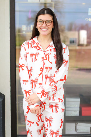 Trendy Bows PJ Set