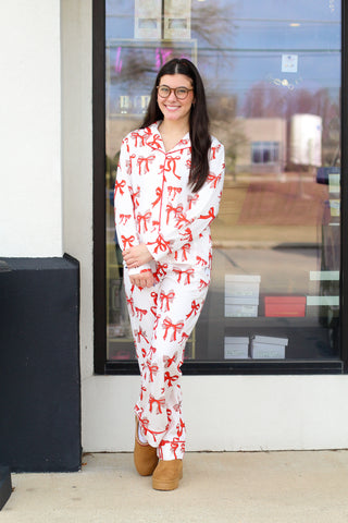 Trendy Bows PJ Set