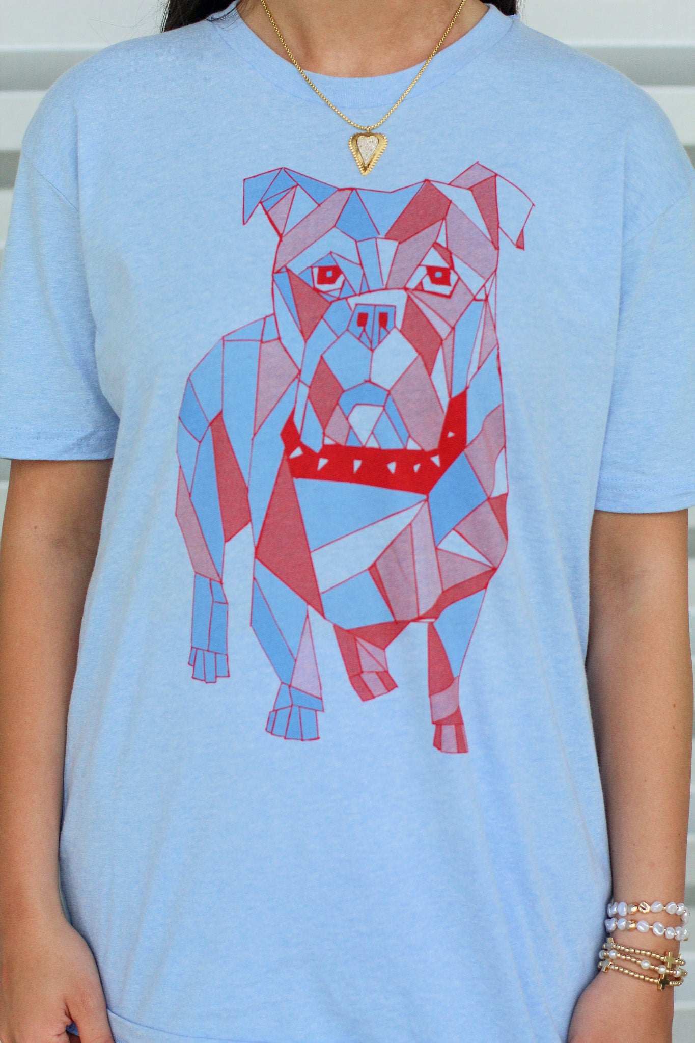 Mr. P's Mosaic Bulldog Tee