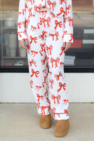 Trendy Bows PJ Set