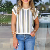 Cutest Stripes Knitted Top