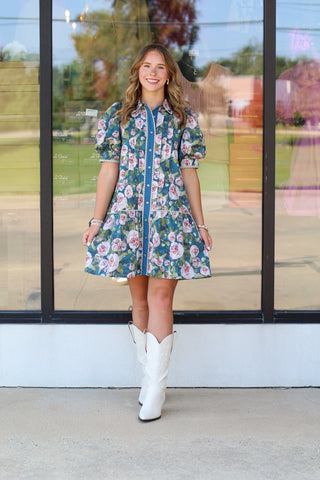 Roses in Fall Dress