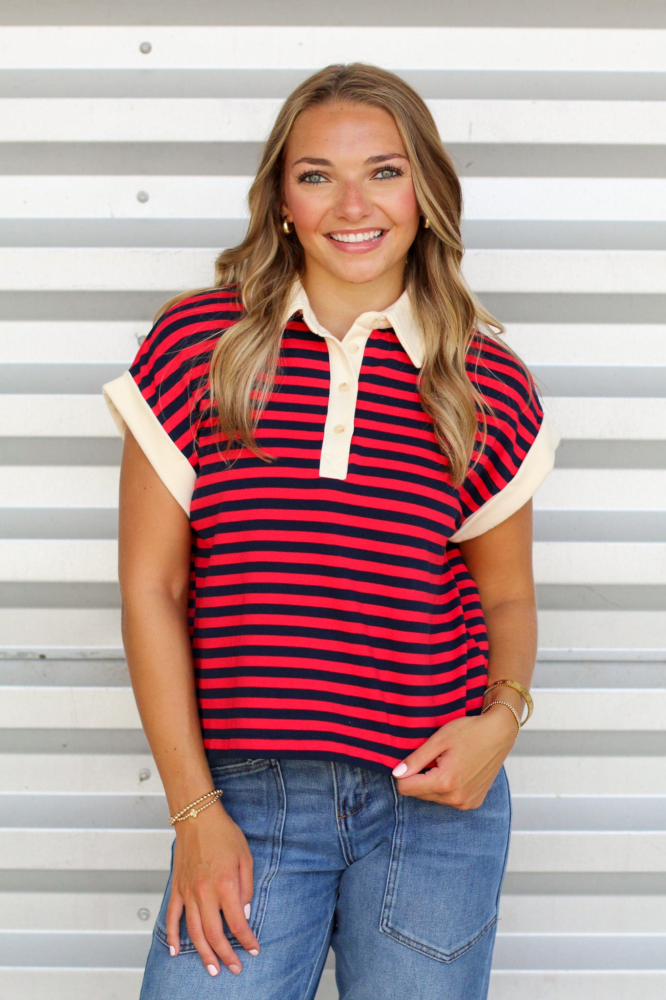The Story Collar Top