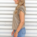 Double Layer Sleeve Top