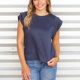 Double Layer Sleeve Top