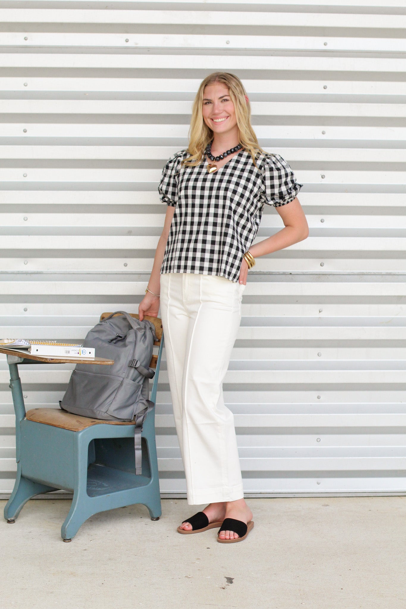 Basic Gingham Top