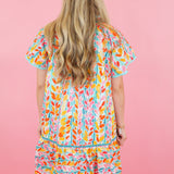 Colorful Fields of Flowers Dress