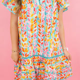 Colorful Fields of Flowers Dress