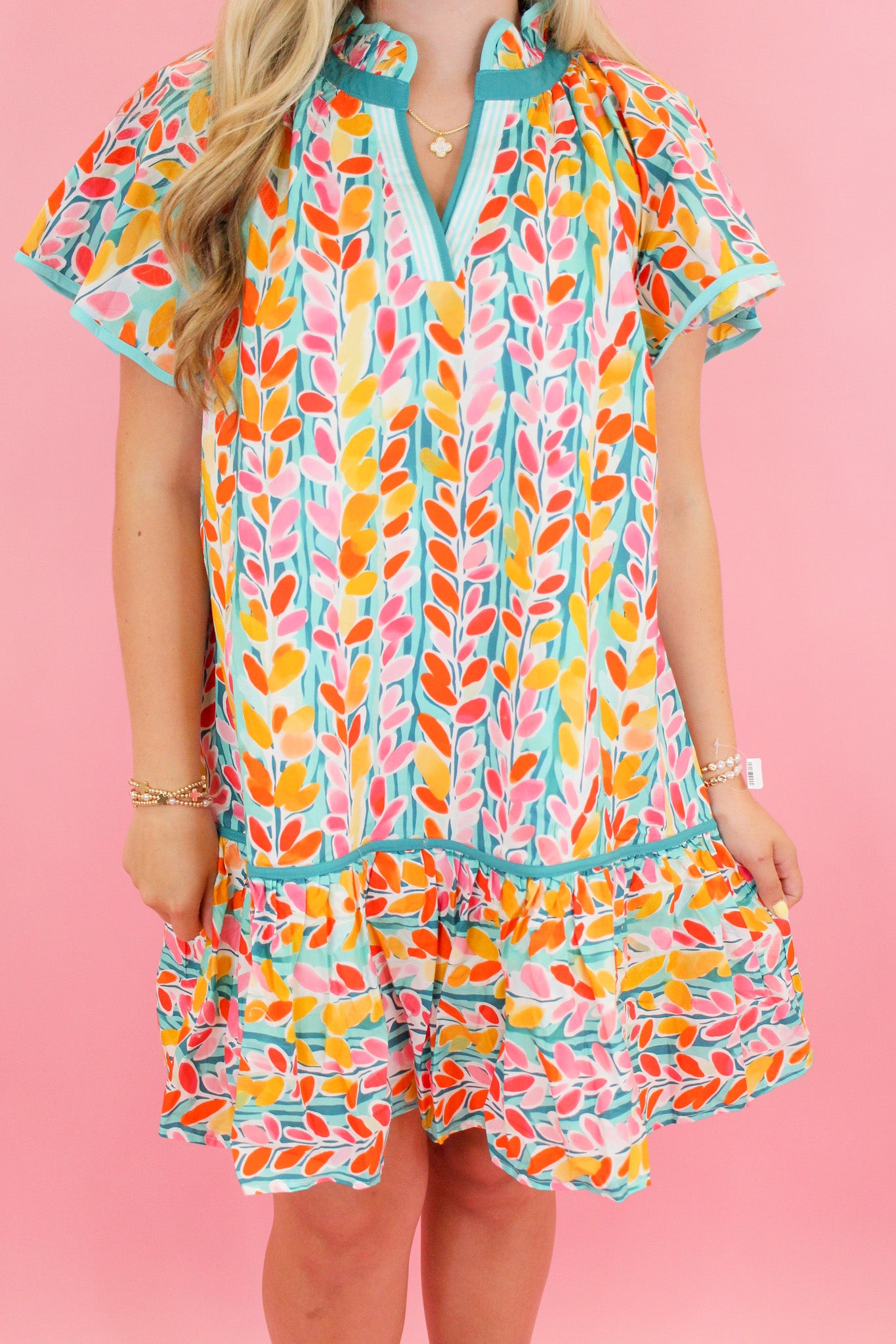 Colorful Fields of Flowers Dress