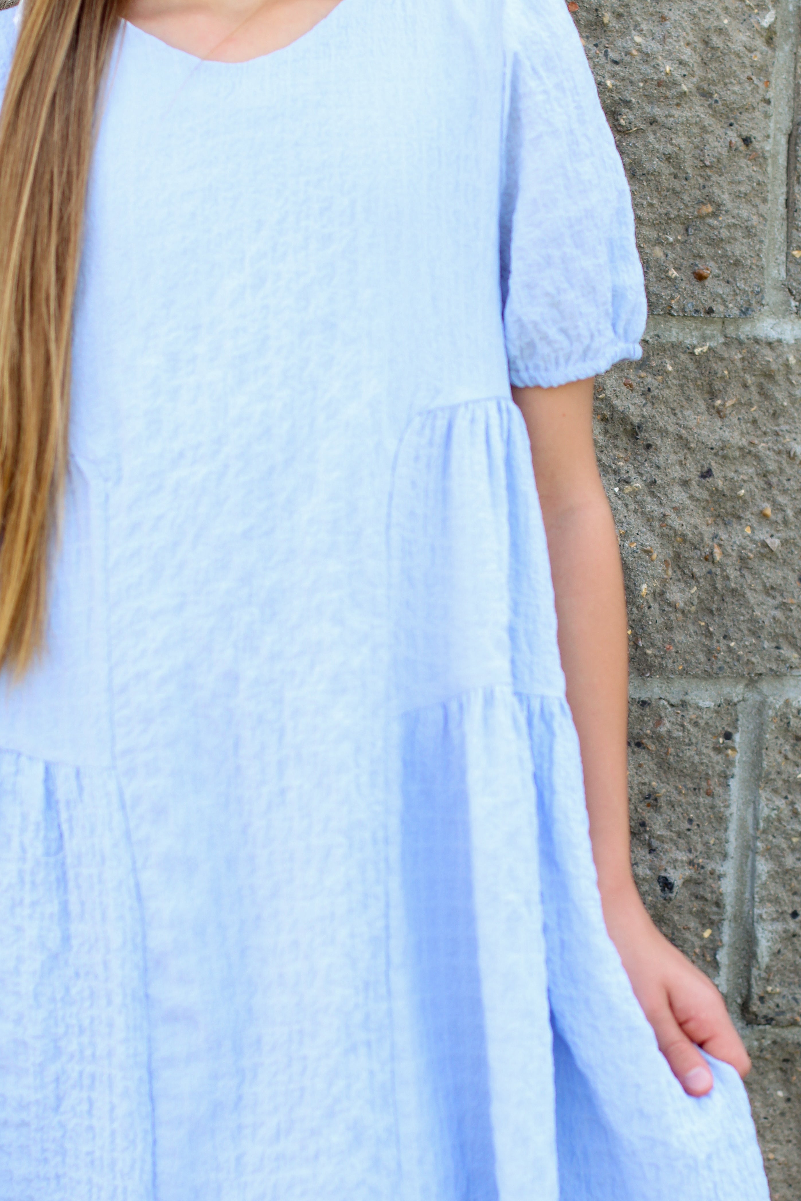 Sweet Girl Puff Sleeve Dress