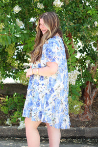 Watercolor Flowers Dress