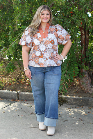 Bohemian Florals Top