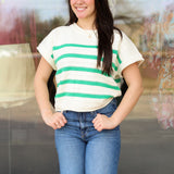 Knitted with Stripes Sweater