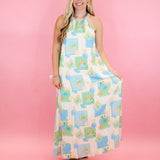 Caribbean Queen Maxi Dress