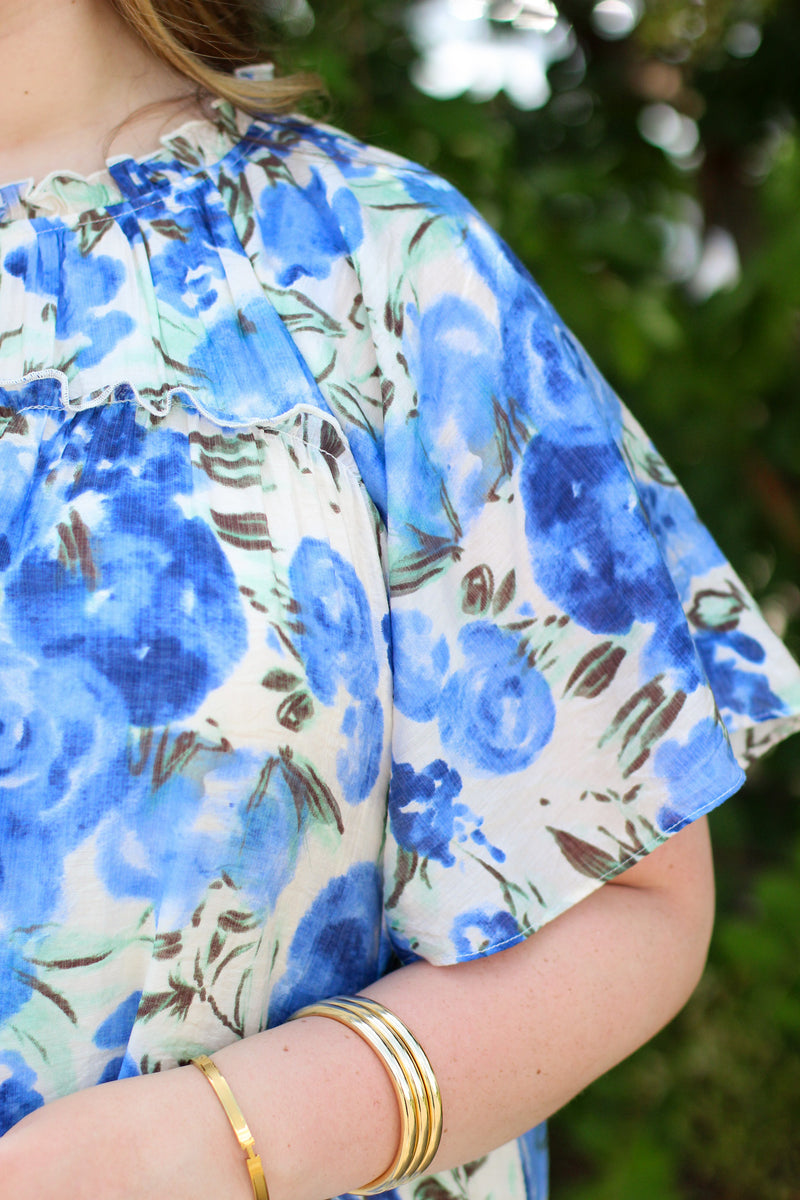 Watercolor Flowers Dress