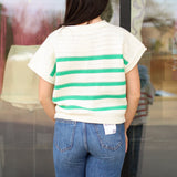 Knitted with Stripes Sweater