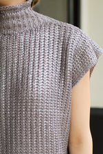 Fancy Fall Girl Sweater-Silver