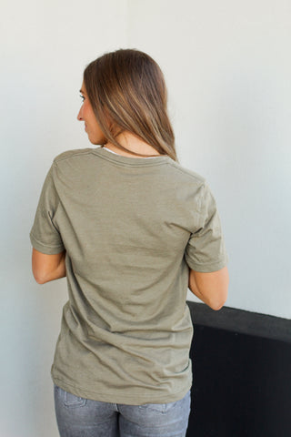 Oh Christmas Tree Snack Tee-Olive