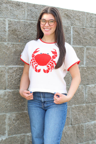 Coastal Crab Sweater