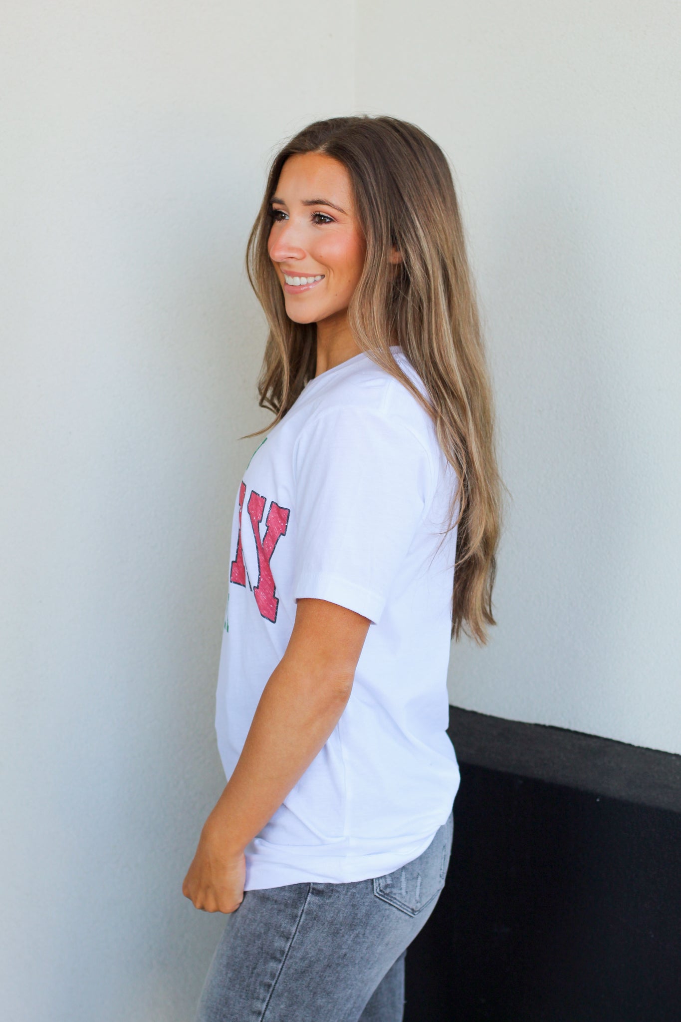 In My Merry Era Tee-White