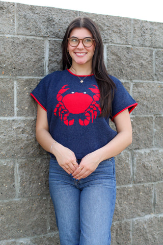 Coastal Crab Sweater