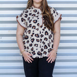 ruffle leopard top