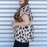 Bold Leopard Ruffle Top