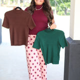 The Blair Scallop Sweater